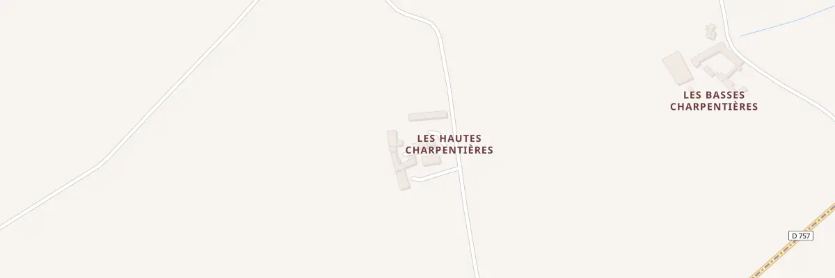 Plan du 58 Les Hautes Charpentieres à Brizay