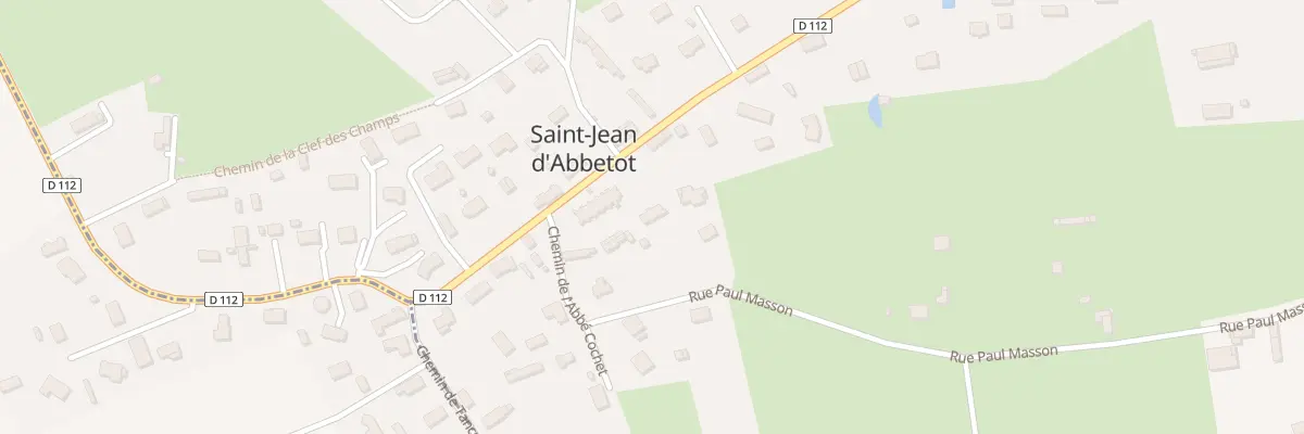 Plan du 597 Rue de l’Abbaye à La Cerlangue
