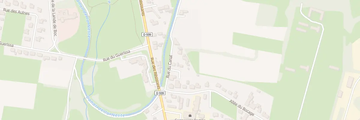 Plan du 90 Rue du Canal à Lannemezan