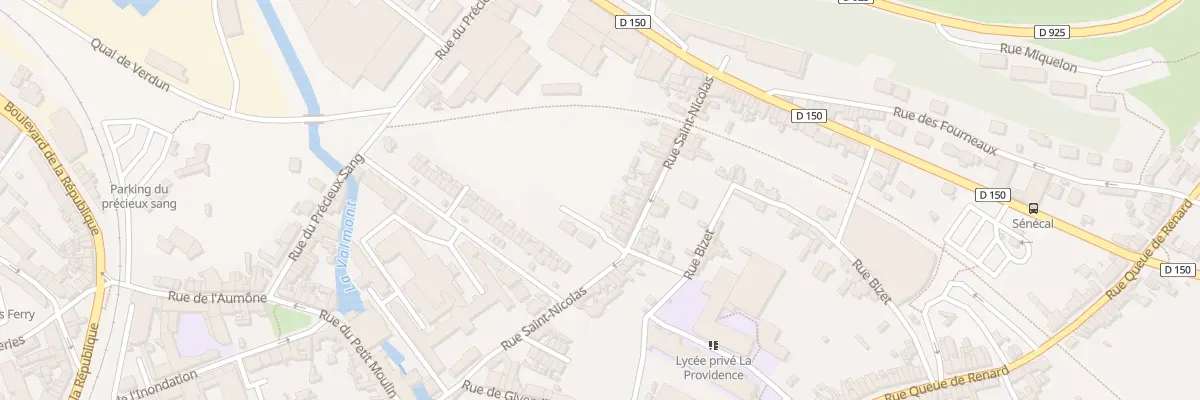 Plan du 19 Rue Saint Nicolas à Fécamp