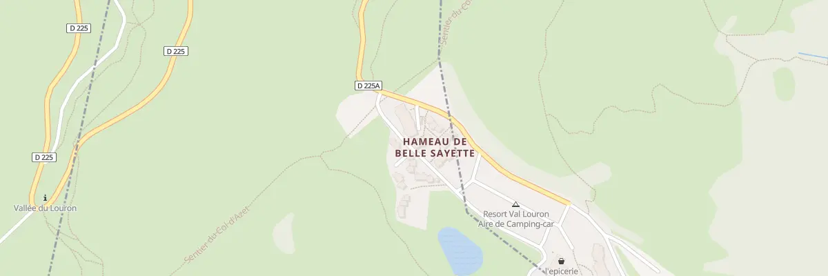 Plan du 5067 Montagne de Bassias à Adervielle-Pouchergues