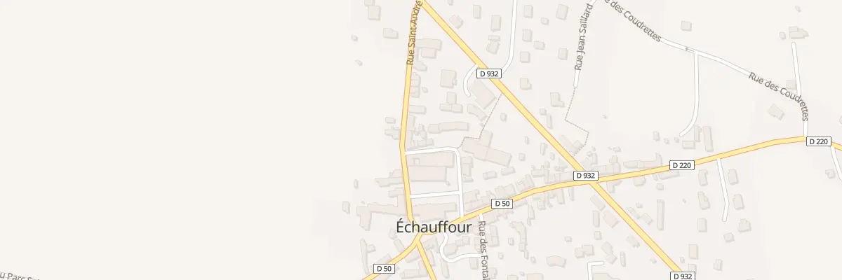 Plan du 13 Rue de la Poste à Échauffour