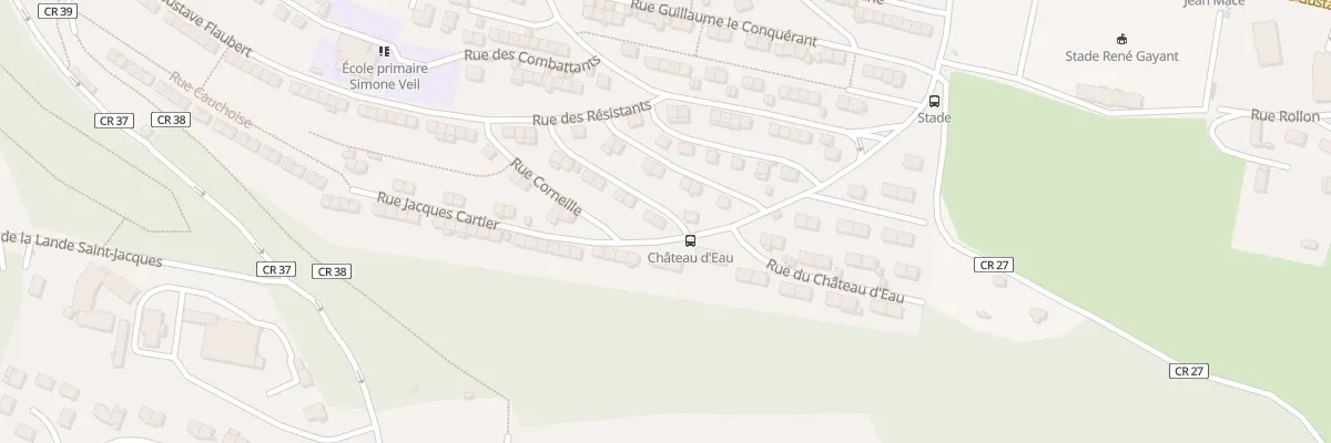 Plan du 3 Rue du Chateau d’Eau à Fécamp