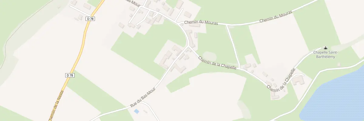 Plan du 23 Rue du Bas-Mour à La Barthe-de-Neste