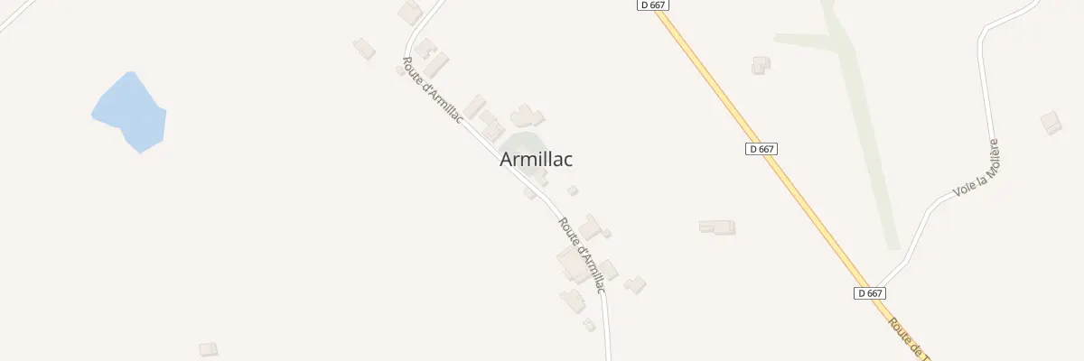 Plan du 2 Le Bourg à Armillac