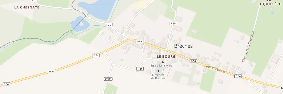Plan du 13 Rue Principale à Brèches
