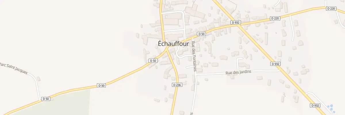 Plan du 2 Rue de l’Etang à Échauffour
