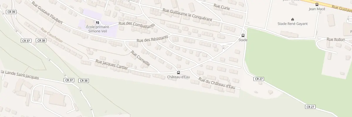 Plan du 10 Rue Fusiliers Marins à Fécamp