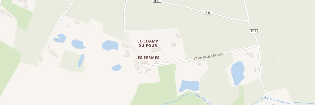 Plan du 994 Che des Fermes à Lombron