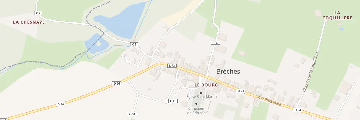 Plan du 12 Rue Principale à Brèches