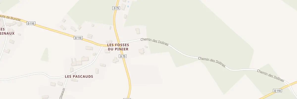 Plan du 413 Che des Dolines à Moulins-sur-Tardoire