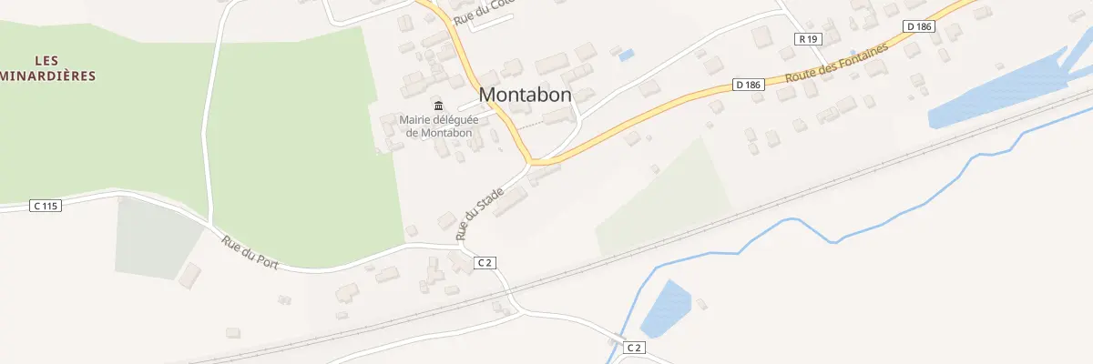 Plan du 225 Rte des Fontaines à Montval-sur-Loir
