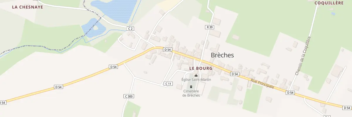 Plan du 15 Rue Principale à Brèches