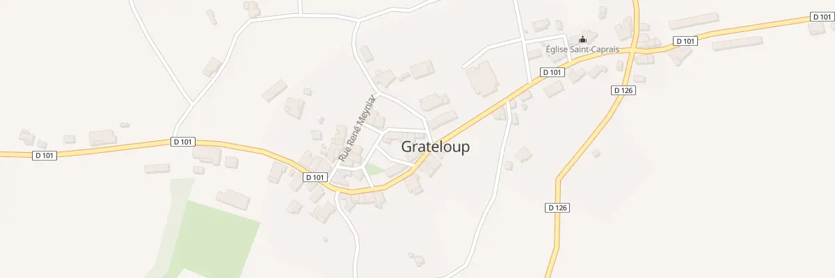 Plan du 45 Bourg de Grateloup à Grateloup-Saint-Gayrand