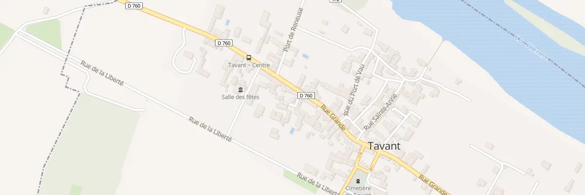 Plan du 2A Rue de la Reneuse à Tavant