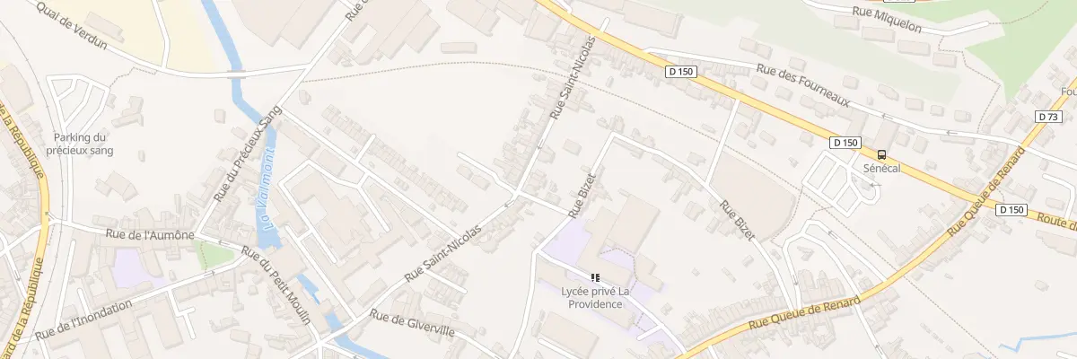 Plan du 32B Rue Saint Nicolas à Fécamp