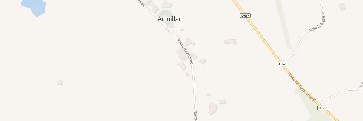 Plan du 17 Le Bourg à Armillac
