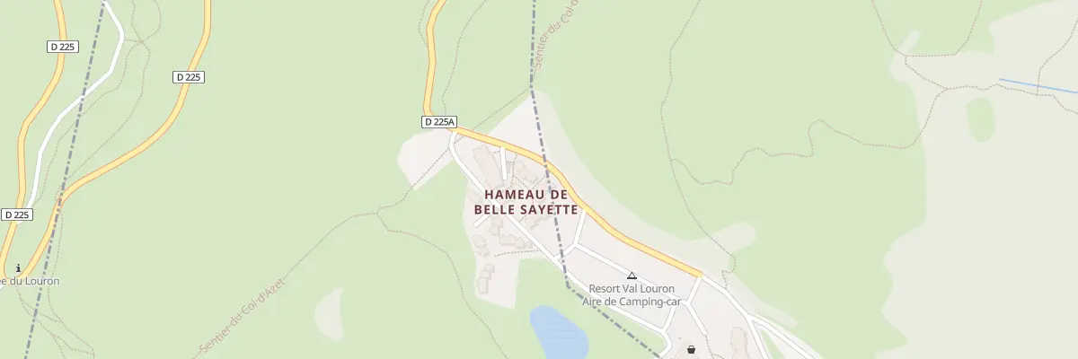 Plan du 5006 Montagne de Bassias à Adervielle-Pouchergues