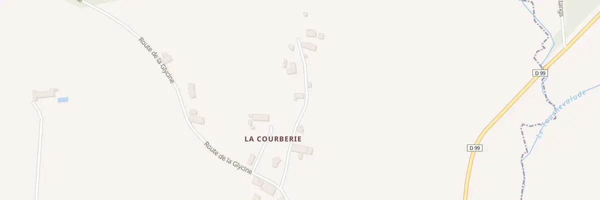 Plan du 282D La Courberie à Villetoureix