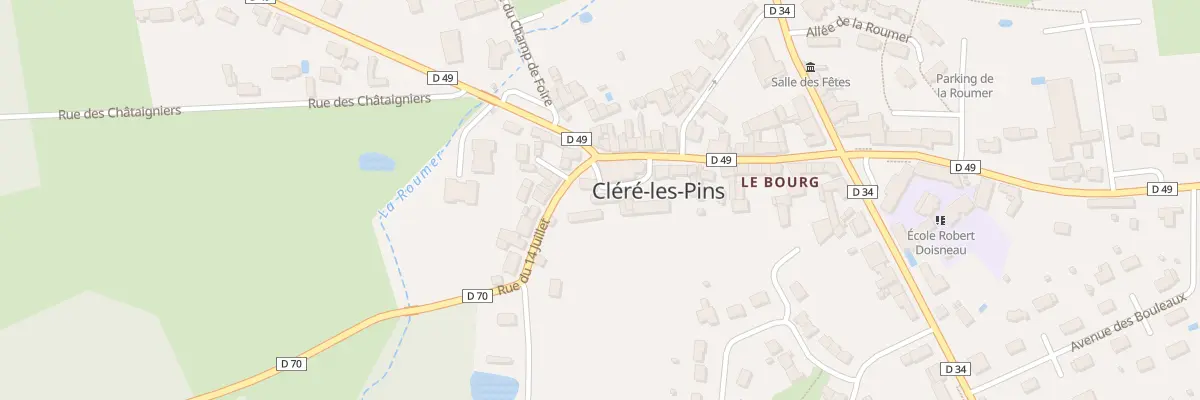 Plan du 3 Pl de l’Eglise à Cléré-les-Pins