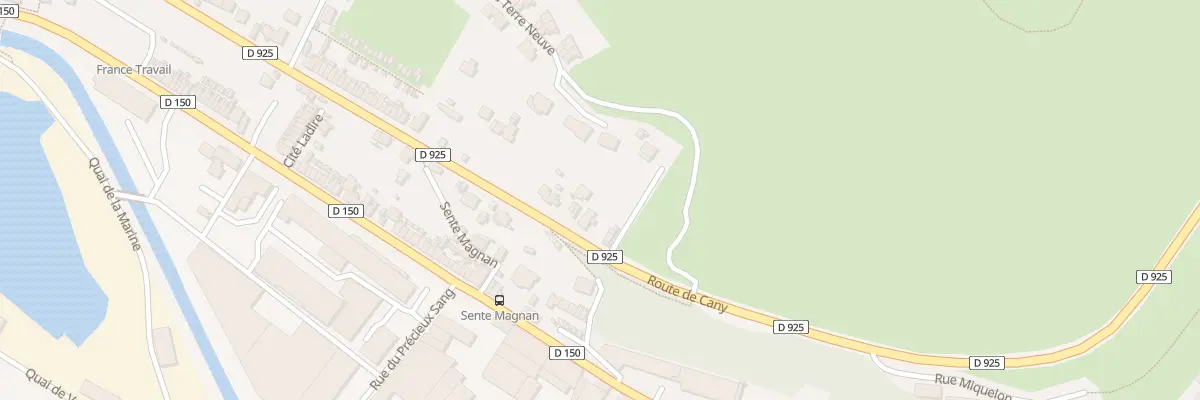 Plan du 185 Rte de Cany à Fécamp
