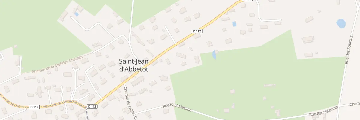 Plan du 497 Rue de l’Abbaye à La Cerlangue
