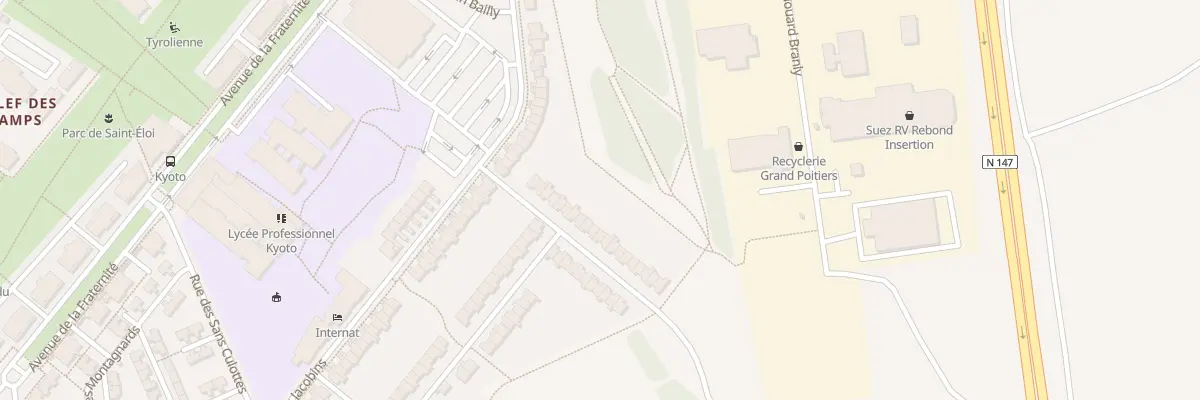Plan du 15 Rue Vergniaud à Poitiers
