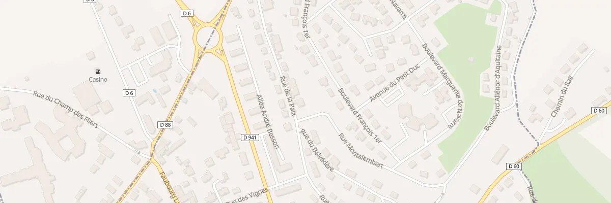 Plan du 41 Rue de la Paix à La Rochefoucauld-en-Angoumois