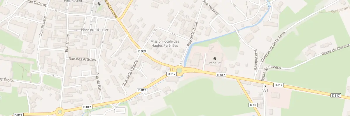 Plan du 403 Rue Alsace-Lorraine à Lannemezan