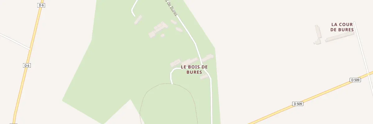 Plan du 3 Rte du Bois de Bures à Bures