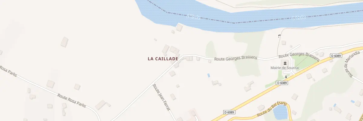 Plan du 14 La Caillade à Sourzac