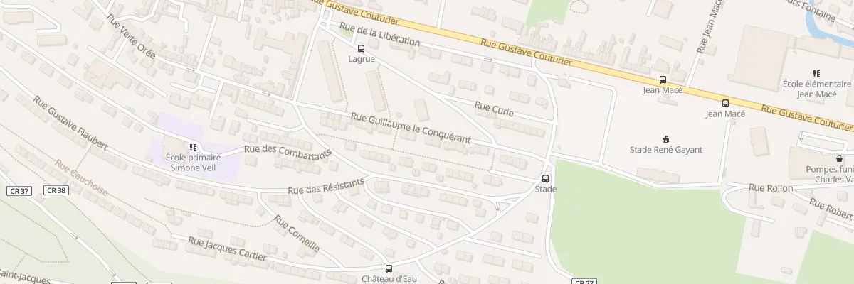 Plan du 22 Rue Guillaume le Conquerant à Fécamp