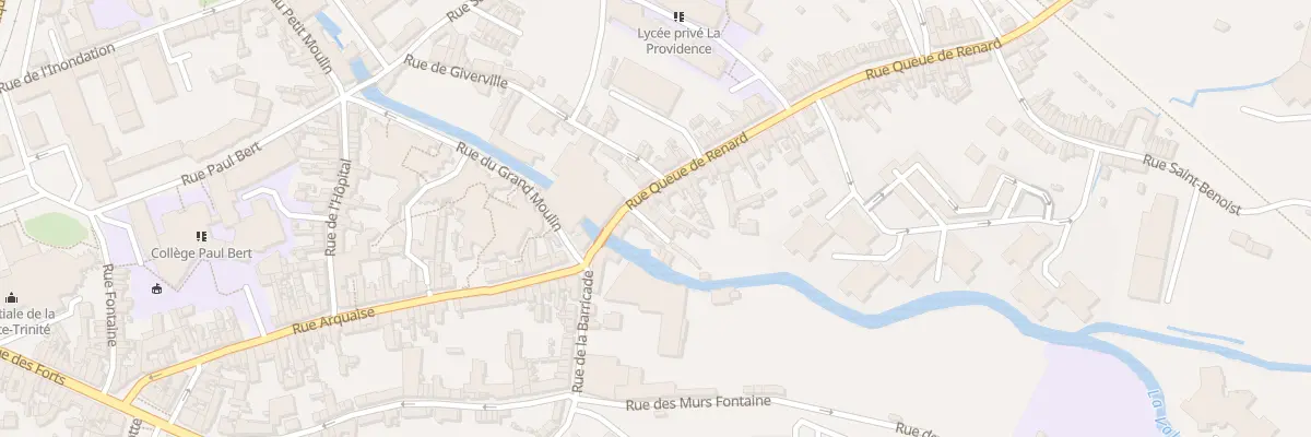 Plan du 8D Rue Queue de Renard à Fécamp