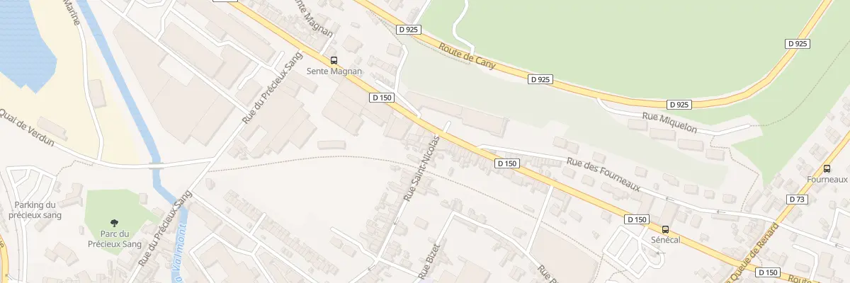 Plan du 45 Rue Saint Nicolas à Fécamp