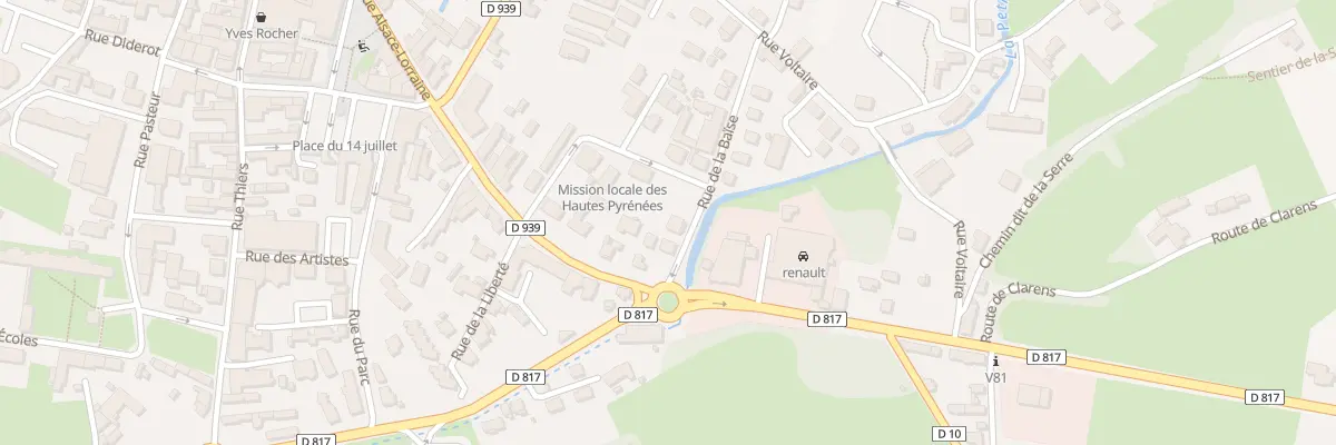 Plan du 41 Rue de la Baïse à Lannemezan