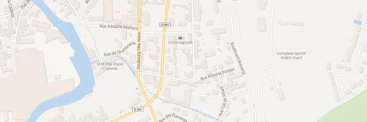 Plan du 26 Rue Thibaud à La Rochefoucauld-en-Angoumois