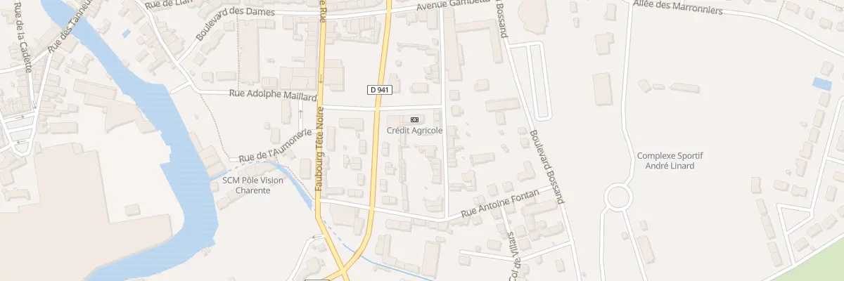Plan du 18 Rue Thibaud à La Rochefoucauld-en-Angoumois