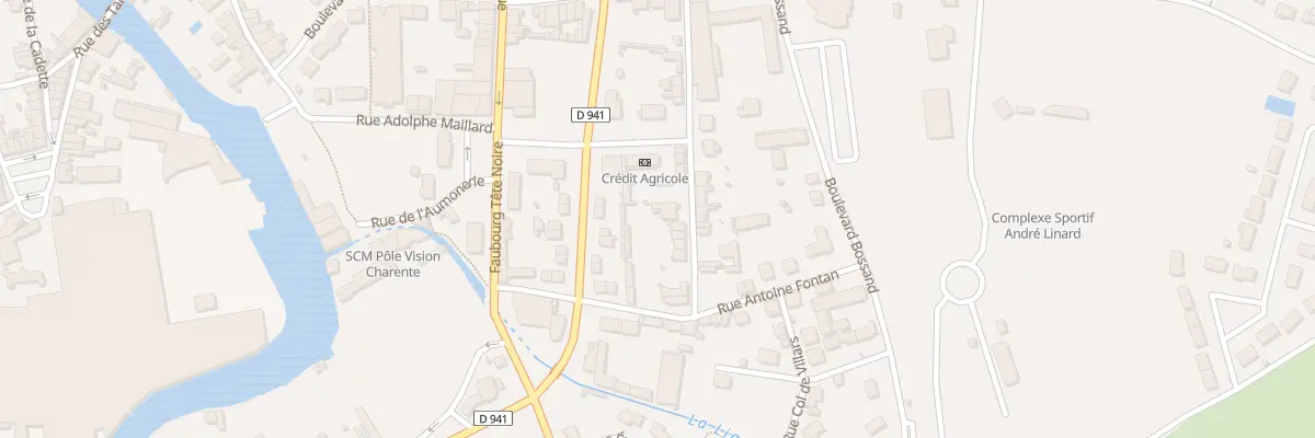 Plan du 20 Rue Thibaud à La Rochefoucauld-en-Angoumois