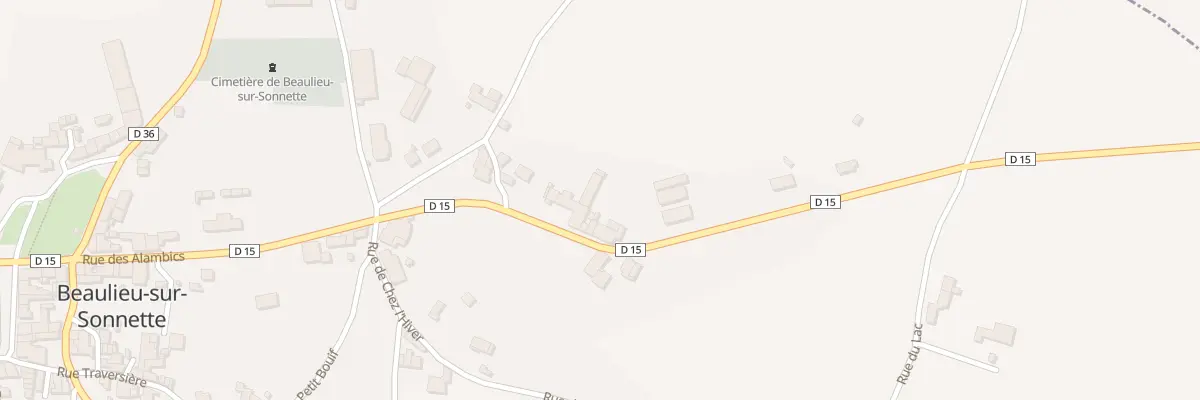 Plan du 5050 Le Bourg à Beaulieu-sur-Sonnette