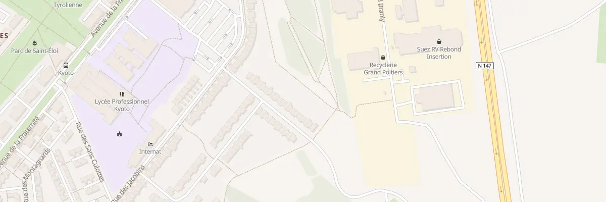 Plan du 27 Rue Vergniaud à Poitiers