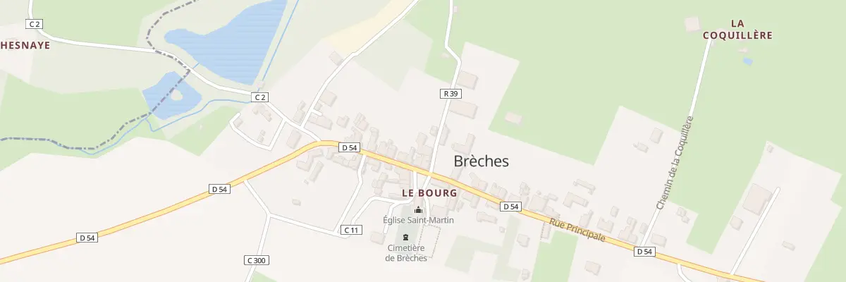 Plan du 24 Rue Principale à Brèches
