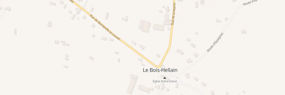 Plan du 64 Rue de Bonneville la Louvet au Bois-Hellain