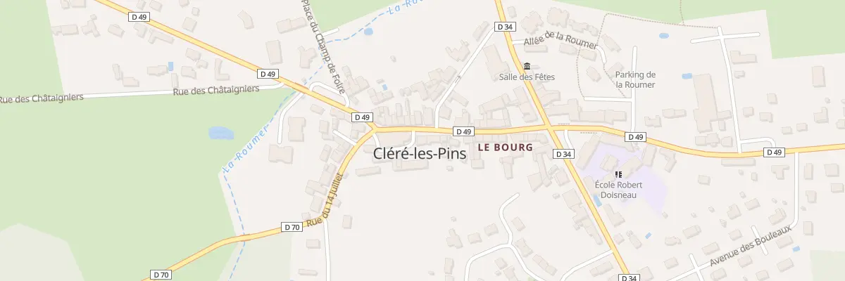 Plan du 24 Rue Principale à Cléré-les-Pins