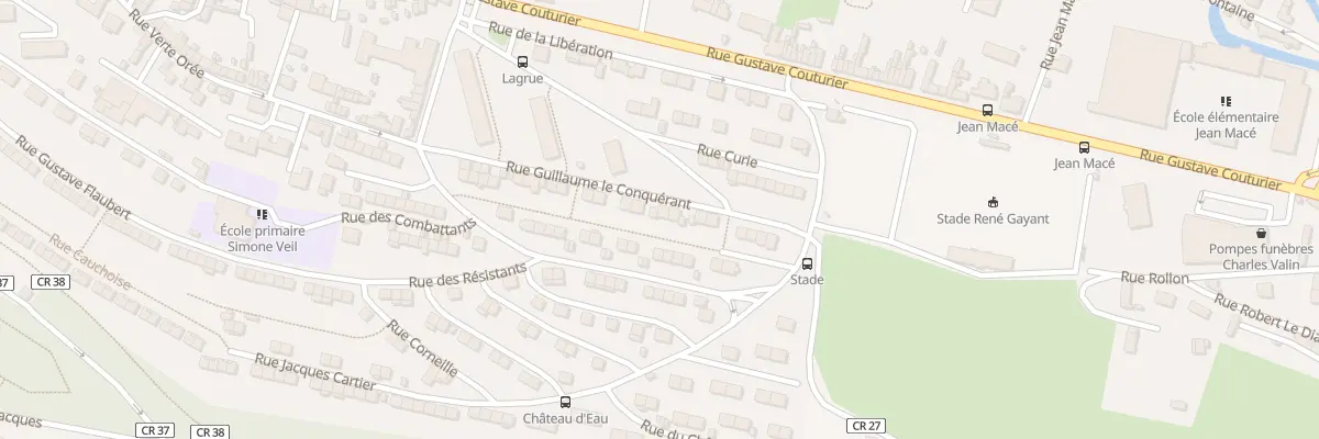 Plan du 26 Rue Guillaume le Conquerant à Fécamp