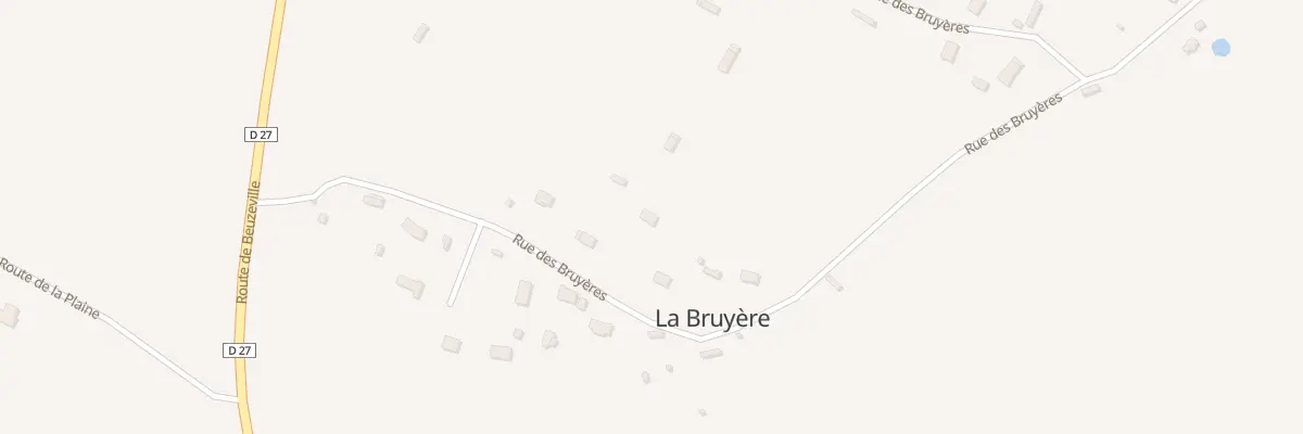 Plan du 27 Rue des Bruyeres à Martainville