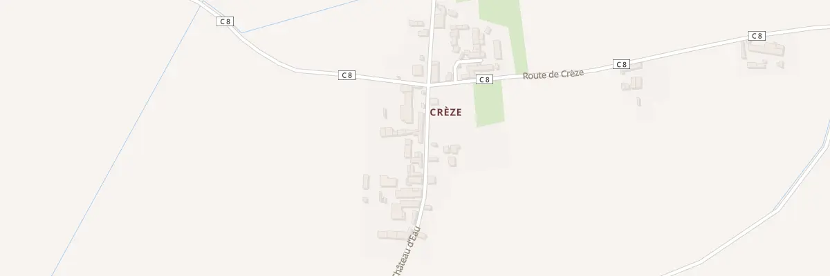 Plan du 8 Rue du Chateau d’Eau à Brizay