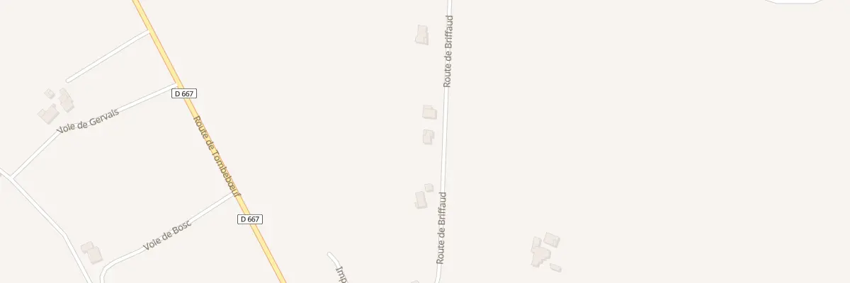 Plan du 365 Rte de Briffaud à Armillac