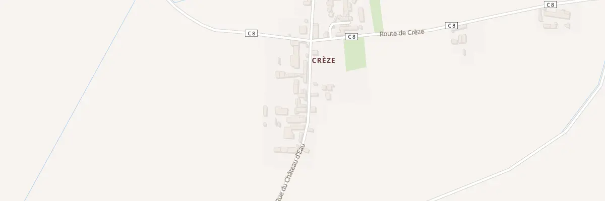 Plan du 12 Rue du Chateau d’Eau à Brizay