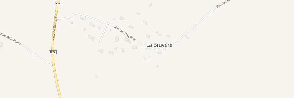 Plan du 30 Rue des Bruyeres à Martainville