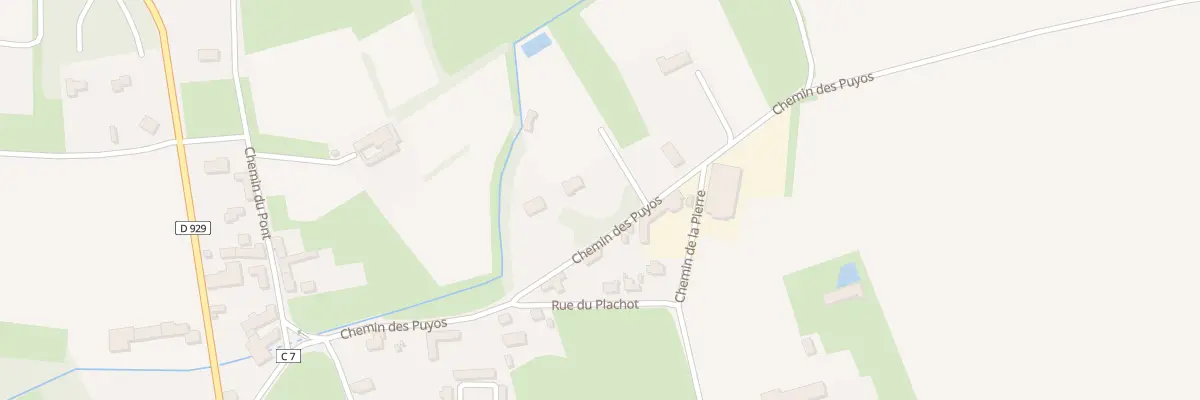 Plan du 3 Che des Puyos à La Barthe-de-Neste
